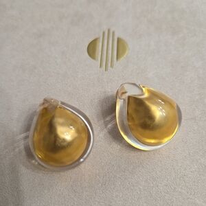 Elegant Gold Khoi Teardrop Earrings